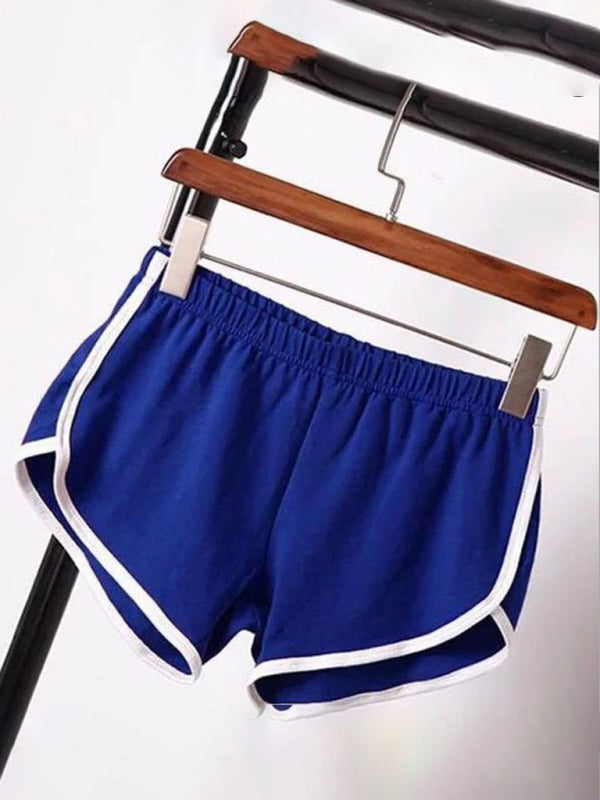 Home casual solid color fashion yoga beach pants candy color hot pants