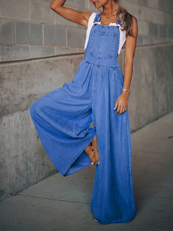 Women's Loose Casual Fashion Denim Overalls