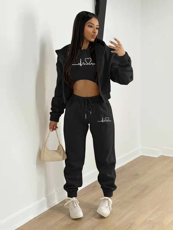 Women’s Casual Leisure Two-Piece Jogger Set